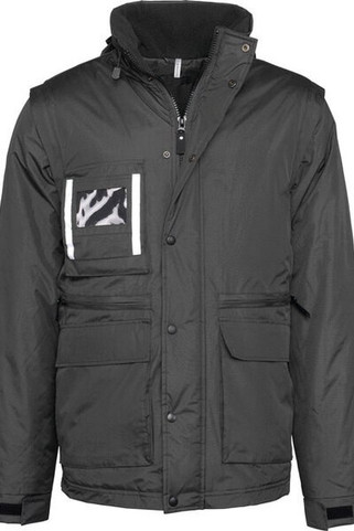 Kariban WK6106 - Versatile Workwear Parka with Detachable Sleeves