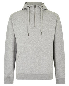Kustom Kit KK336 - Premium Regular Fit 1/4 Zip Hoodie with Kangaroo Pocket