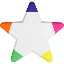 EgotierPro 210363 - Bunte Sternform Textmarker Set