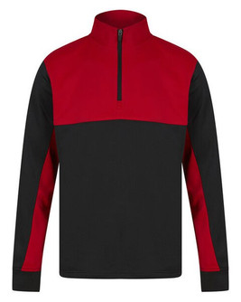 Finden & Hales LV874 - Premium Adults Quarter Zip Sports Tracksuit Top