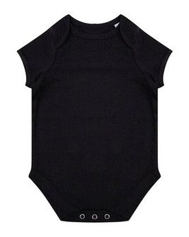 Larkwood LW655 - Short-sleeved organic cotton baby grow