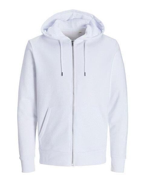 PRODUKT JACK & JONES 12263907 - Eco-Friendly Unisex Zip Hoodie with Metal Zip