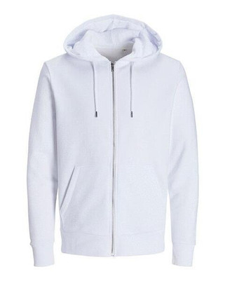 PRODUKT JACK & JONES 12263907 - Eco-Friendly Unisex Zip Hoodie with Metal Zip