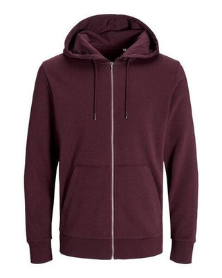 PRODUKT JACK & JONES 12263907 - Eco-Friendly Unisex Zip Hoodie with Metal Zip