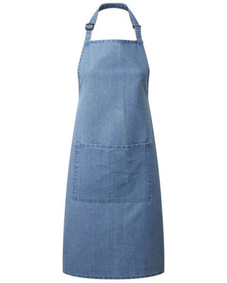 Premier Workwear PR154 - Durable Polyester-Cotton Bib Apron with Pocket
