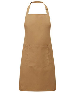 Premier Workwear PR154 - Durable Polyester-Cotton Bib Apron with Pocket
