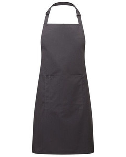 Premier Workwear PR154 - Durable Polyester-Cotton Bib Apron with Pocket