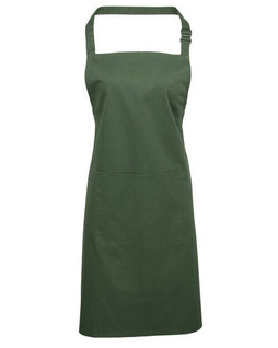Premier Workwear PR154 - Durable Polyester-Cotton Bib Apron with Pocket