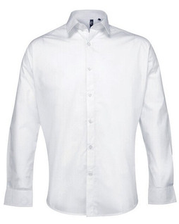 Premier Workwear PR207 - MENS LONG SLEEVE POPLIN SUPREME SHIRT