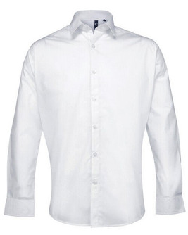 Premier Workwear PR207 - MENS LONG SLEEVE POPLIN SUPREME SHIRT