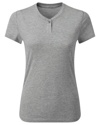 Premier Workwear PR319 - Eco-Friendly Ladies Cotton Rich Tee with Button Placket