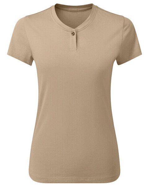 Premier Workwear PR319 - Eco-Friendly Ladies Cotton Rich Tee with Button Placket