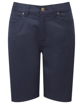 Premier Workwear PR572 - Womens Stretch Performance Chino Shorts with Pockets
