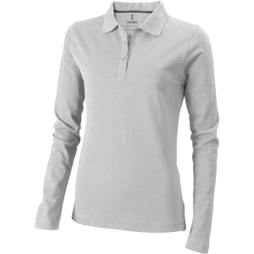 Elevate Life 38087 - Oakville Langarm Poloshirt für Damen