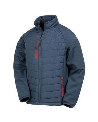 Result R237X - Eco-Friendly Black Compass Recycled Softshell Jacket