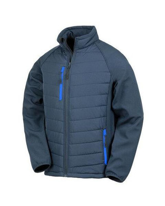 Result R237X - Eco-Friendly Black Compass Recycled Softshell Jacket