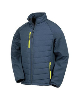Result R237X - Eco-Friendly Black Compass Recycled Softshell Jacket