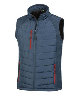 Result R238X - Eco-Friendly Black Softshell Gilet with Recycled Padding