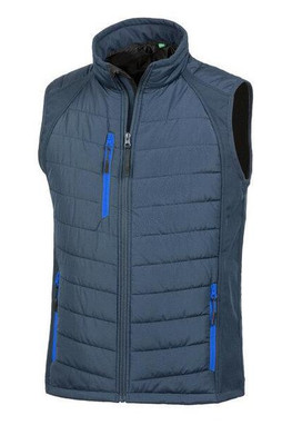 Result R238X - Eco-Friendly Black Softshell Gilet with Recycled Padding