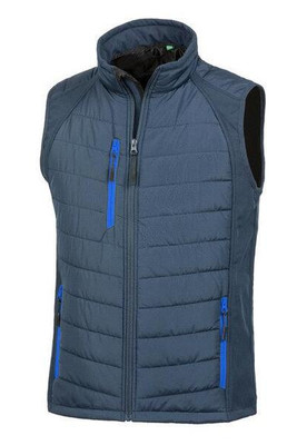 Result R238X - Eco-Friendly Black Softshell Gilet with Recycled Padding