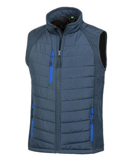 Result R238X - Eco-Friendly Black Softshell Gilet with Recycled Padding