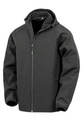 Result R911M - RECYCLED 3 LAYER PRINTABLE HOODED SOFTSHELL