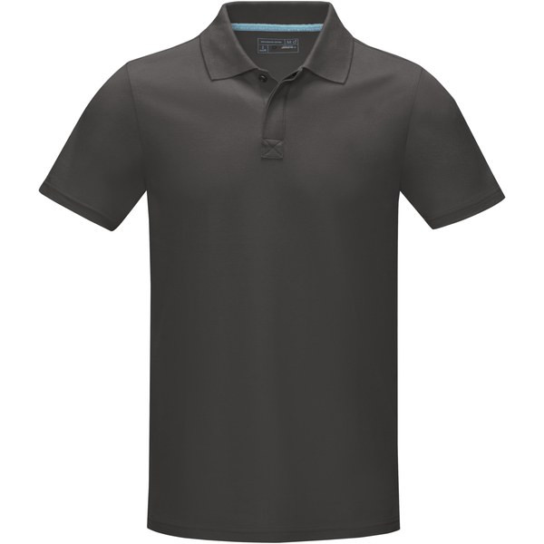Elevate NXT 37508 - Polo Graphite a manica corta da uomo in tessuto organico