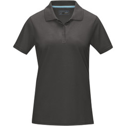 Elevate NXT 37509 - Graphite damespolo met korte mouwen GOTS biologisch textiel