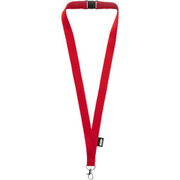 EgotierPro 102517 - Lanyard Tom in PET riciclato con sgancio di sicurezza