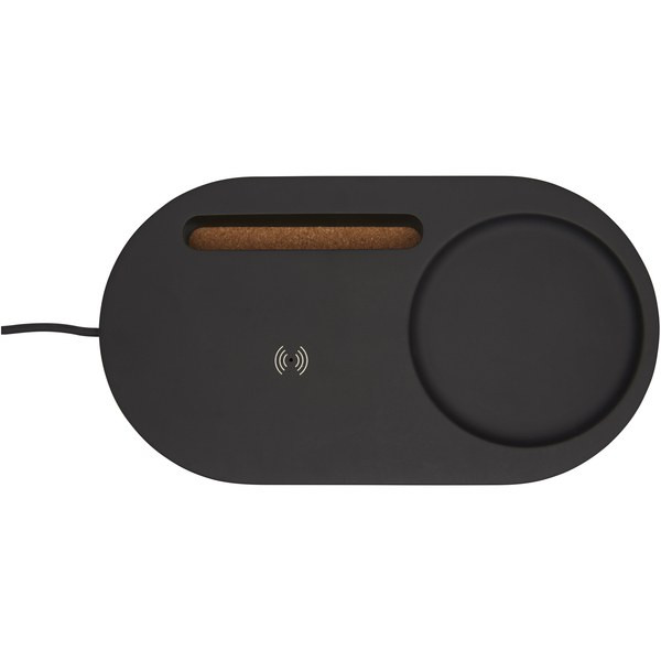 Klip 5W wireless charging desk organizer - EgotierPro 124142