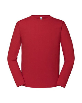 Fruit of the Loom 61-360-0 - ICONIC 195 Premium Cotton Long Sleeve Crew Neck T-Shirt