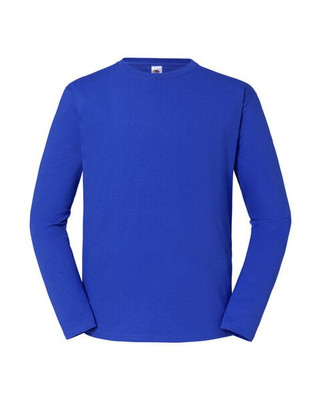 Fruit of the Loom 61-360-0 - ICONIC 195 Premium Cotton Long Sleeve Crew Neck T-Shirt