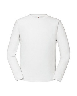 Fruit of the Loom 61-360-0 - ICONIC 195 Premium Cotton Long Sleeve Crew Neck T-Shirt