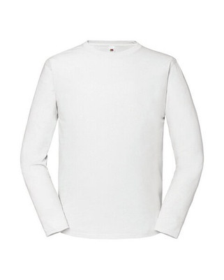 Fruit of the Loom 61-360-0 - ICONIC 195 Premium Cotton Long Sleeve Crew Neck T-Shirt