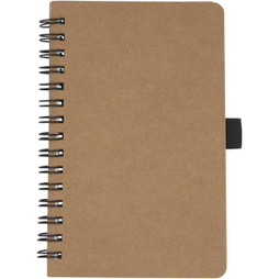 EgotierPro 107733 - Caderno Ecológico A6 com Papel de Pedra e Capa Reciclada