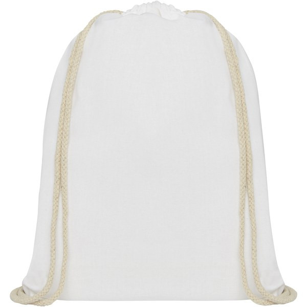 Oregon 140 g/m² cotton drawstring bag 5L - EgotierPro 120575
