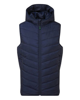 2786 TS047 - Eco-Friendly Recycled Padded Bodywarmer with Hood