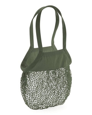 Westford mill W150 - Eco-Friendly Organic Cotton Mesh Grocery Tote Bag