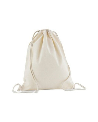 Westford mill W160 - Eco-Friendly Organic Cotton Gym Drawstring Bag