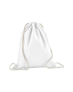 Westford mill W160 - Eco-Friendly Organic Cotton Gym Drawstring Bag