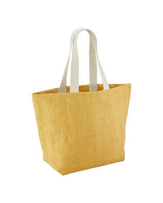 Westford mill W466 - Eco-Friendly Soft Washed Jute Beach Tote Bag