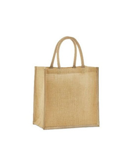 Westford Mill W477 - NATURAL STARCHED JUTE MINI GIFT BAG