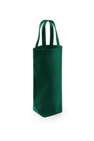 Westford mill W620 - Eco-Friendly Fairtrade Cotton Wine Bottle Carrier