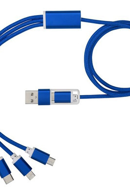 Versatile 5-in-1 charging cable - EgotierPro 124180