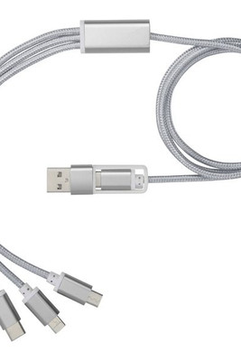 Versatile 5-in-1 charging cable - EgotierPro 124180