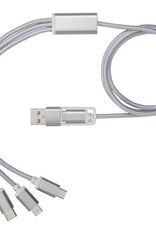 Versatile 5-in-1 charging cable - EgotierPro 124180