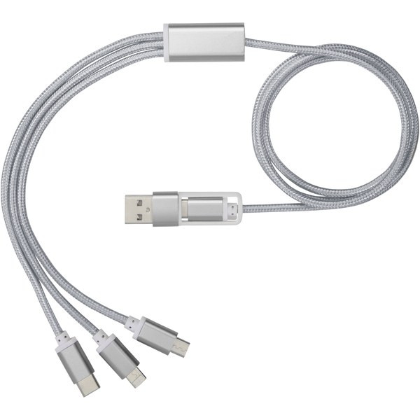 Versatile 5-in-1 charging cable - EgotierPro 124180