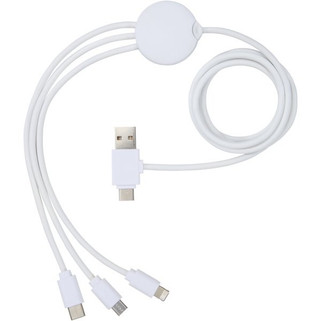 Pure 5-in-1 charging cable with antibacterial additive - EgotierPro 124184