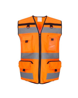 Yoko HVW108 - High-Visibility Rip Stop Tool Vest with Multiple Pockets