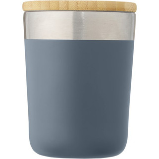 Eco-Friendly Copper Insulated Tumbler with Bamboo Lid - EgotierPro 100670